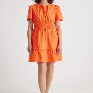 Quince Orange Mini Dress